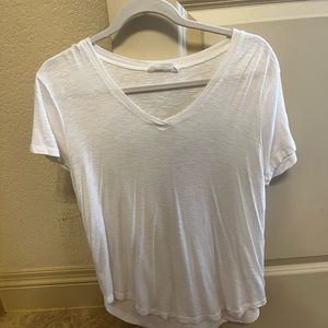 Double Zero white v-neck